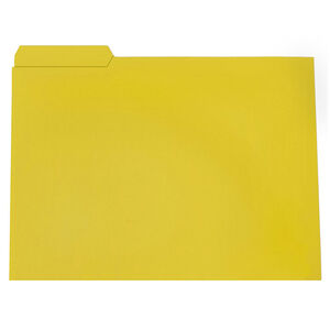 Subcarpeta Folio Gio Pestaña Izquierda Amarillo