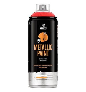 Spray Pintura Mtn Pro Pintura Metalica Rojo Ral-3032 400 Ml