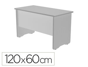 Mesa de Oficina Rocada Work 2000Ab02 Aluminio/gris 120X60 cm