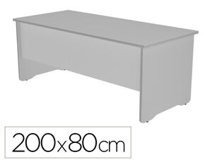 Mesa de Oficina Rocada Work 2004Ab02 Aluminio/gris 200X80 cm