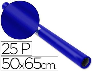 Rollo Papel Charol Trepado Azul Fuerte 50X65 cm 25 ud