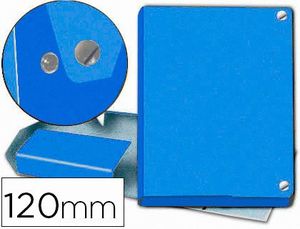 Carpeta Proyectos Pardo Fº 12 cm Broches Azul