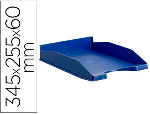 Bandeja Sobremesa Archivo 2000 Ecogreen Plastico 100% Reciclado Apilable Formatos Din A4 y Folio Color Azul