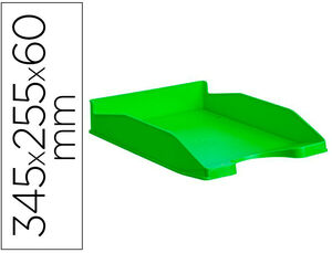 Bandeja Sobremesa Archivo 2000 Ecogreen Plastico 100% Reciclado Apilable Formatos Din A4 y Folio Color Verde