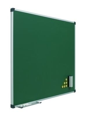 Pizarra Verde Magnetica Planning Sisplamo Vitrificada Marco Alumino 200X120