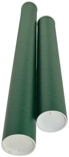 Portaplanos para Envio Cg Tubo Carton Verde 90X6,5 cm