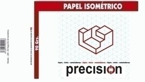 Bloc de Dibujo Cg Precision Isometrico A4 50 Hojas Mod. 406
