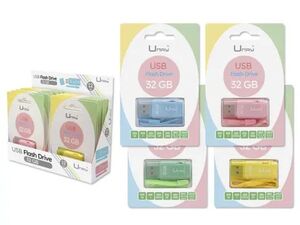 Memoria Usb Umay Flash Drive 32 Gb 2. 0 Pastel Colores Surtidos