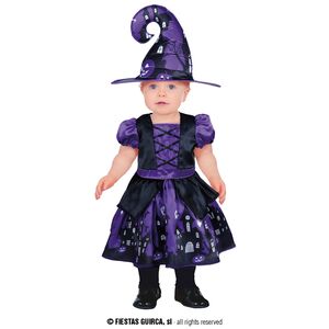 Disfraz Purple Witch Baby 18-24 Meses