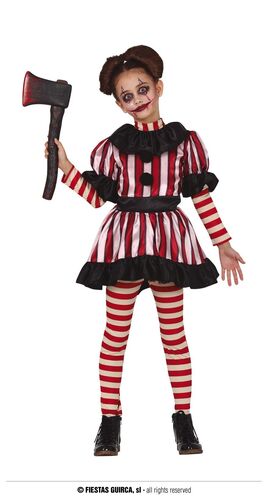 Disfraz Clown Girl Infantil 5-6 Años
