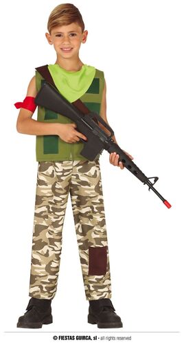 Disfraz Mercenario Gamer Talla 7-9 Años