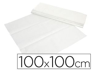 Mantel de Papel Blanco en Hojas 100X100 cm Caja de 400