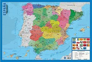 Lamina Educativa Mapa España
