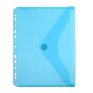 Dosier Sobre Office Box Pp Velcro A4 Multitaladro Azul