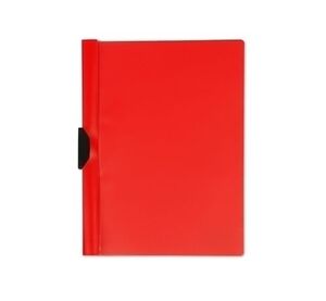 Dosier Clip Office Box Pp Clip-It A4 Pinza Plastico 30H Rojo