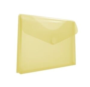 Dosier Sobre Office Box Fuelle Pp Velcro A4+ Amarillo Transparente
