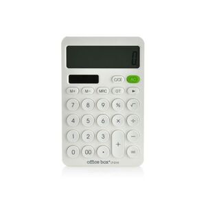 Calculadora Sobremesa Office Box Dual Power 12 Digitos Blanco