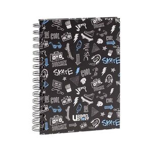 Cuaderno 5X5 mm A5 Lovely Story Urban Story Negro