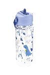 Botella Tritan Infantil con Tapon Azul 350 Ml Dino