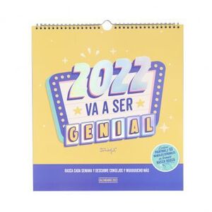 Calendario Pared Mr Wonderful Rasca-Rasca - 2022 Va a Ser Genial
