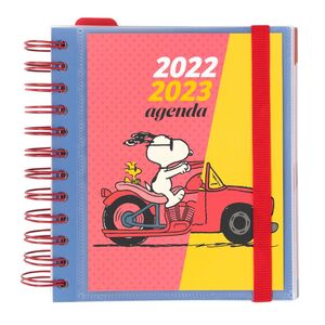 Agenda Escolar Wireo Erik 14X16 cm Dia Pagina Snoopy 2022/2023