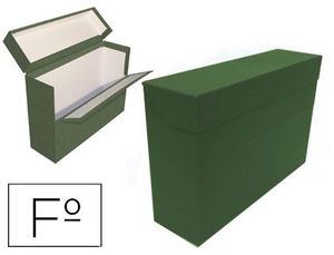 OFFICEPAPER 4 Caja archivador transferencia archivadoras folio color verde