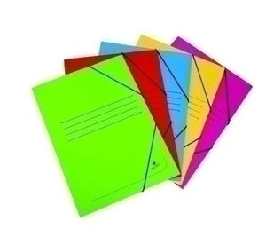 Carpeta de Gomas y Solapas Carton Fº Color Surtido 5 Colores Surtidos
