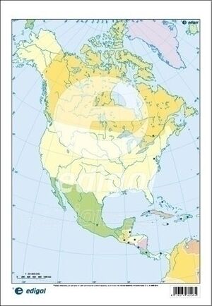 Mapa America del Norte Politico