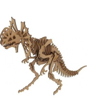 Maqueta Dilophosaurus 3D 2Pl D4