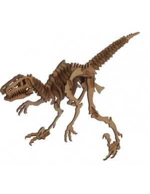 Maqueta Velociraptor Classic 3D 1Pl D4