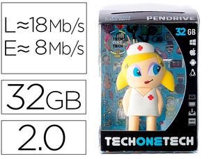 Memoria Usb Tech On Tech Enfermera Kitty 32 Gb