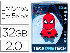 Memoria Usb Tech On Tech Super Spider 32 Gb
