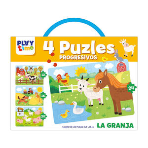 Libreta Educativa Playtime Puzzle Progresivo la Granja