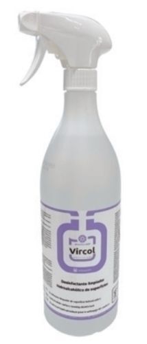 Desinfectante Limpiador Hidroalcoholico de Superficies Vircol (Viricida y Bactericida) 1 Litro