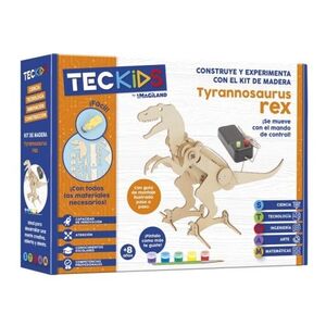 Juego Teckids Imagiland Kit Madera Tyrannosaurus Rex