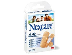 Tira Protectora 3M Nexcare para Heridas y Cortes Plasticoimpermeable Caja de 20 Unidades Diversos Ta