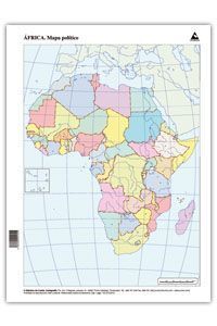 Mapa Africa Politico Mudo