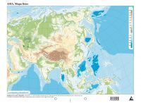 Mapa Asia Fisico Mudo