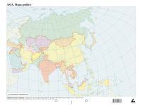 Mapa Asia Politico Mudo