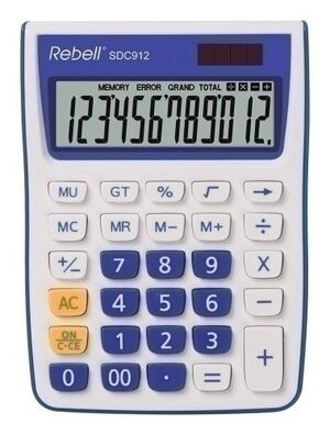 Calculadora Sobremesa Rebell 12 Digitos Sdc-912 Azul