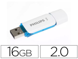 Memoria Usb Philips Flash Usb 2. 0 16Gb Snow Blue