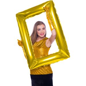 Globo Foil Marco de Foto Selfie Dorado 85 X 60 cm
