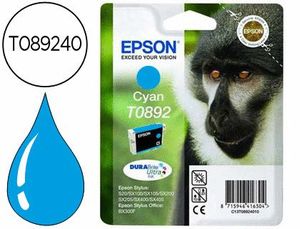 Ink-Jet Epson T0892 Stylus S20 / 21 / Sx105 Cyan -170 Pag-