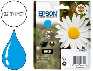Ink-Jet Epson T18 Cyan Expression Home Xp-102 Xp-205 Xp-305 Xp-405 Capacidad 180 Pag