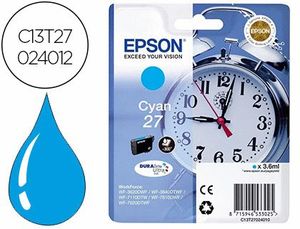 Ink-Jet Epson 27 Wf3620 / 7110 / 7610 / 7620 Cyan 300 Pag