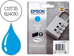Ink-Jet Epson 35 T3582 Pro Wf-4720Dwf / 4725Dwf / 4730Dtwf / 4740Dtwf Cian 650 Paginas