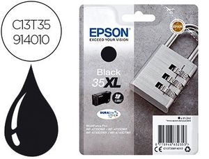 Ink-Jet Epson 35Xl T3591 Pro Wf-4720Dwf / 4725Dwf / 4730Dtwf / 4740Dtwf Negro Alta Capacidad 1900 Pa