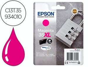 Ink-Jet Epson 35Xl T3593 Pro Wf-4720Dwf / 4725Dwf / 4730Dtwf / 4740Dtwf Magenta Alta Capacidad 1900