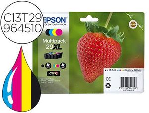 Toner Epson 29Xl Home Xp 235 / 332 / 335 / 432 / 435 Pack Multicolor Negro Magenta Cian Amarillo