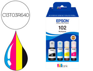 Ink-Epson /102 Ecotank Amarillo Ink Botella /ecotank Et-2700 / Et-2750 / Et-2751 / Et-2756 / Et-3700 /